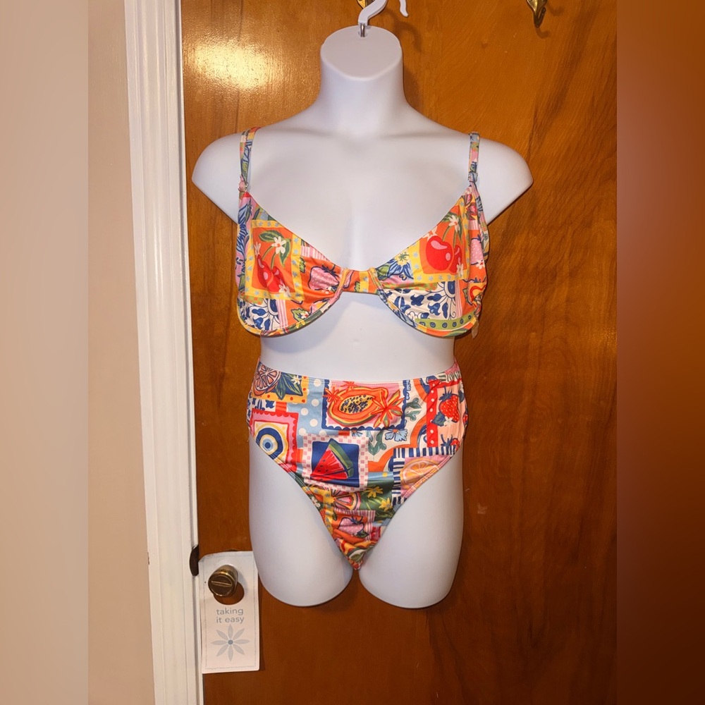 PrettyLittleThing Multicolor Bikini Set